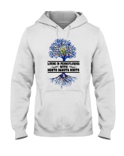 Living In Pennsylvania With North Dakota Roots Hooded Sweatshirt tile