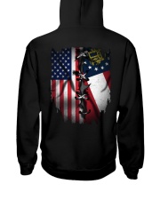 KTLD001 Georgian and American Flag Hooded Sweatshirt tile