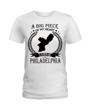 A Big Piece Of My Heart Lives In Philadelphia Ladies T-Shirt tile