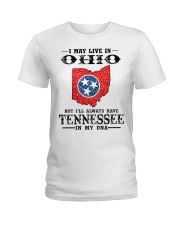 Live In Ohio But Tennessee In My DNA Ladies T-Shirt tile