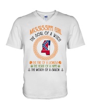 Mississippi Girl V-Neck T-Shirt tile
