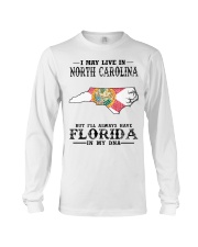 Live In North Carolina But Florida My DNA Long Sleeve Tee tile