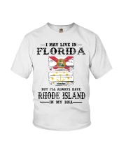 Live Florida Rhode Island In My DNA Youth T-Shirt tile