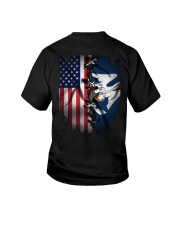 KTLD001 Louisianan and American Flag Youth T-Shirt tile