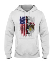 Illinois American Flag Hooded Sweatshirt tile