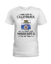 Live California Minnesota In My DNA Ladies T-Shirt tile