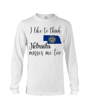 Nebraska Misses Me Too Long Sleeve Tee tile