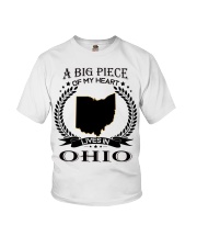 A Big Piece Of My Heart Lives In Ohio Youth T-Shirt tile