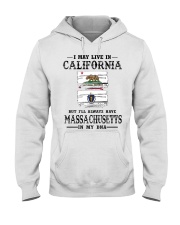 Live California Massachusetts In My DNA Hooded Sweatshirt tile