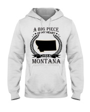 A Big Piece Of My Heart Lives In Montana Hooded Sweatshirt tile