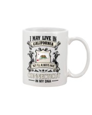 Live In California Connecticut In My DNA Mug tile