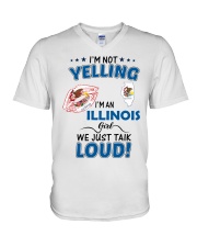 I'm A Illinois Girl V-Neck T-Shirt tile