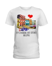 Cuba Story Begins MR0241 Ladies T-Shirt tile