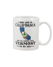 Live In California But Vermont In My DNA Mug tile