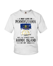 Live Pennsylvania Rhode Island In My DNA Youth T-Shirt tile