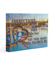 Connecticut A Place Your Feet May Leave Gallery Wrapped Canvas Prints tile