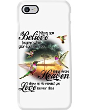 Hummingbird Believe PT0161 Phone Case tile