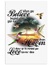 Hummingbird Believe PT0161 Vertical Poster tile