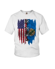 Oklahoma American Flag Youth T-Shirt tile
