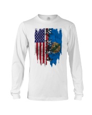 Oklahoma American Flag Long Sleeve Tee tile