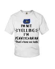 I'm Not Yelling I'm Pennsylvania Youth T-Shirt tile