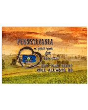 Pennsylvania A Place Your Feet May Leave 17x11 Poster front