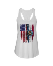 Missouri American Flag Ladies Flowy Tank tile