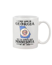 Live In Georgia But Minnesota In My DNA Mug tile