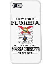 Live Florida Massachusetts In My DNA Phone Case tile