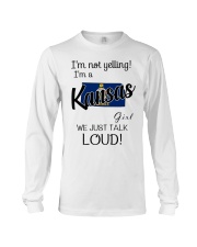 I'm Not Yelling I'm A Kansas Girl Long Sleeve Tee tile
