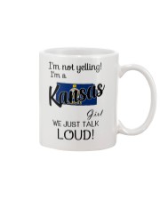 I'm Not Yelling I'm A Kansas Girl Mug tile