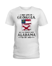 Live Georgia Alabama In My DNA Ladies T-Shirt tile
