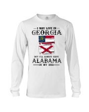 Live Georgia Alabama In My DNA Long Sleeve Tee tile