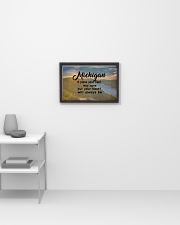 Michigan A Place Your Feet May Leave 17x11 Poster poster-landscape-17x11-lifestyle-04