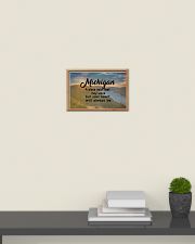 Michigan A Place Your Feet May Leave 17x11 Poster poster-landscape-17x11-lifestyle-08