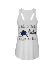 Alaska Misses Me Too Ladies Flowy Tank tile