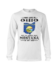Live In Ohio But Montana In My DNA Long Sleeve Tee tile