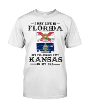 Live Florida Kansas In My DNA Classic T-Shirt front