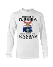 Live Florida Kansas In My DNA Long Sleeve Tee tile