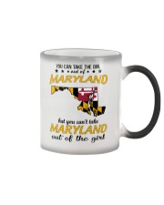 Maryland Girl Color Changing Mug tile