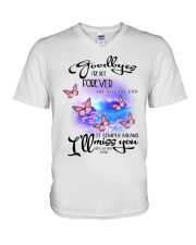 Butterfly I'll Miss You PT0131 V-Neck T-Shirt tile