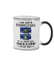 Live Pennsylvania Oregon In My DNA Color Changing Mug tile