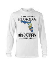 Live In Florida But Idaho In My DNA Long Sleeve Tee tile