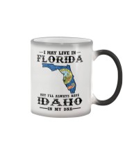 Live In Florida But Idaho In My DNA Color Changing Mug tile