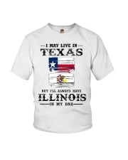 Live Texas Illinois In My DNA Youth T-Shirt tile