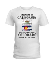 Live California Colorado In My DNA Ladies T-Shirt tile
