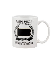 A Big Piece Of My Heart Lives In Pennsylvania Mug tile
