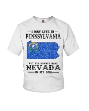 Live In Pennsylvania But Nevada In My DNA Youth T-Shirt tile