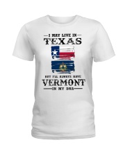 Live Texas Vermont In My DNA Ladies T-Shirt tile
