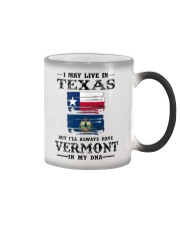 Live Texas Vermont In My DNA Color Changing Mug tile